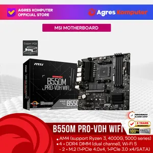 MSI MOTHERBOARD MATX B550M PRO-VDH WIFI DDR4 AM4 /AMD 3Y