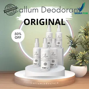 Paket 5pcs Deodorant Spray Callum Aroma Original Penghilang Bau Ketiak Tawas tawas anti bakteri hook  deodorant natural