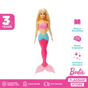 Barbie Dreamtopia Mermaid Pink Blonde - Mainan Boneka Anak Perempuan