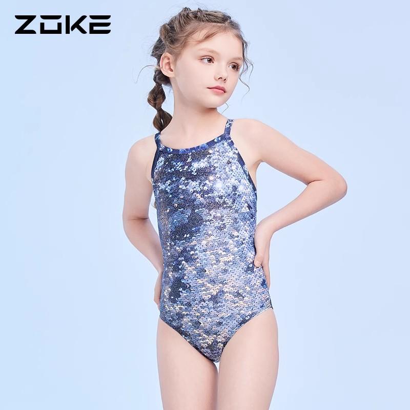 Product Introduction of Zoke Girls Swimwear Quick-Drying Breathable Upf50+ Sun Protection Belly Covering And Slimming Professional Swimsuit For Competition 13
