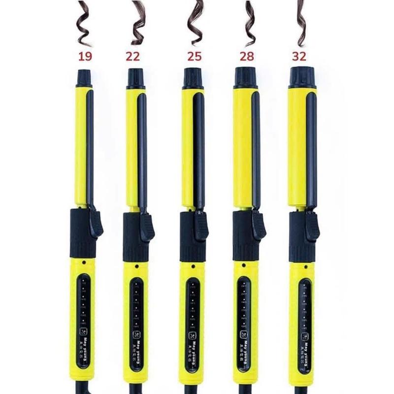 Máy uốn May young màu vàng đủ size làm tóc chuyên nghiệp