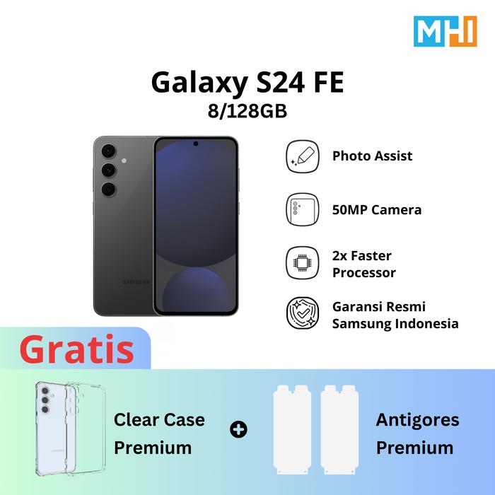 Gambar Samsung Galaxy S24 FE 5G 8/128GB 8/256GB 8/512GB Smartphone AI, Original, GARANSI SEIN - Blue, 8/256 dari samsung.mhi Kota Administrasi Jakarta Selatan Tokopedia