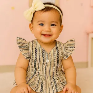 Baju Bayi & Anak Perempuan Model Ruffle – Baju Stylish untuk Sehari-hari umur 1- 2 tahun bahan adem rayon premium