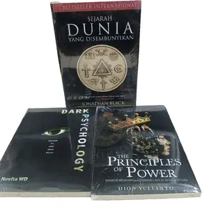PAKET 3 BUKU DARK PSYCOLOGY SEJARAH DUNIA YANG DISEMBUNYIKAN THE PRINCIPLES OF POWER