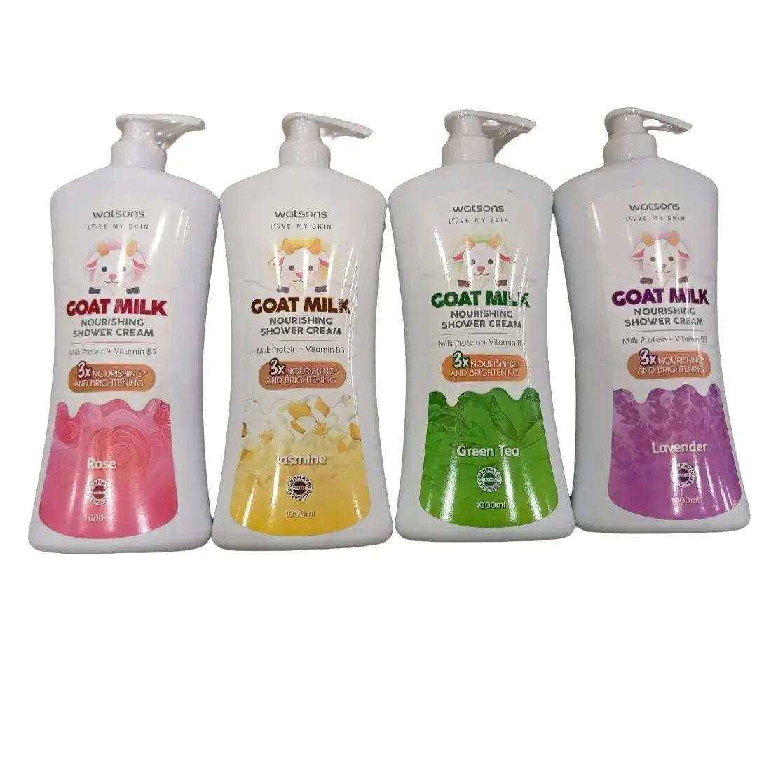 SABUN MANDI GOAT MILK WATSONS 1000ML/1LITER CAIR