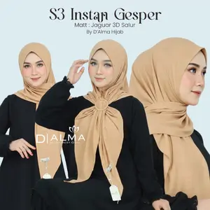 ARNIA Jaguard - Jilbab Segitiga Instan Daily Jaguard arnia Gesper By Alma Hijab