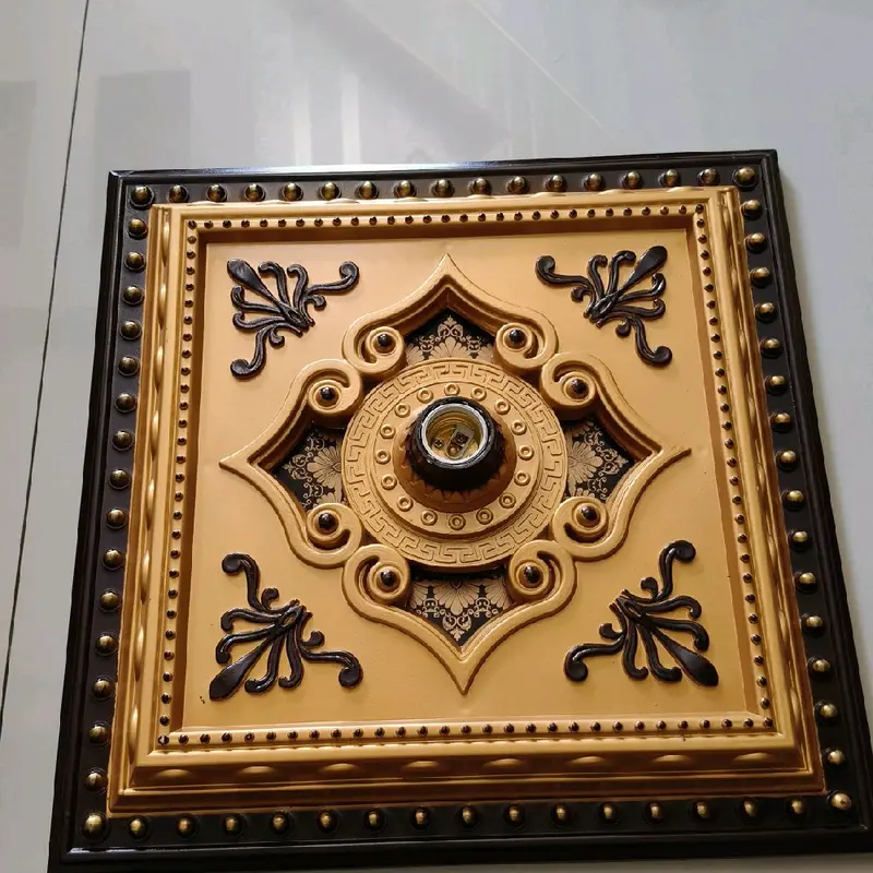 Fitting Lampu Ornamen/ Ornamen Plavon ukuran 40x40 cm 1