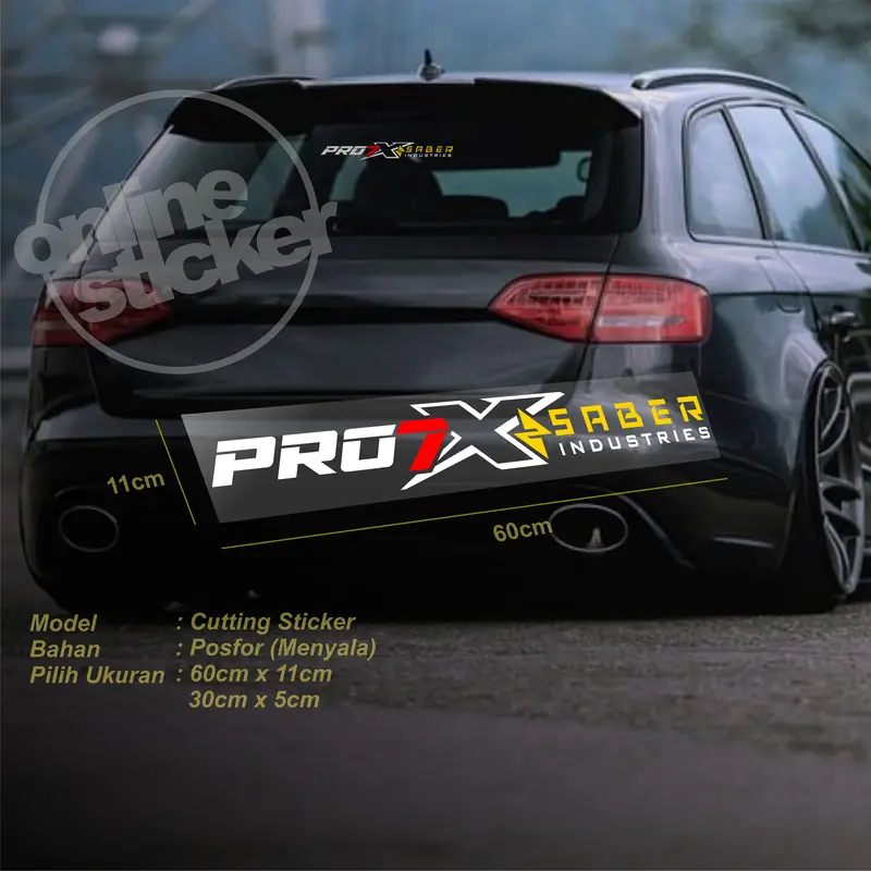 Stiker size besar Pro7 x AES, Saber, UPS part.2 | cutting menyala 5