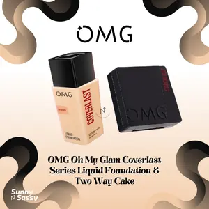 OMG FAVOURITE BUNDLE! Duo Power Cover (Foundation + Bedak) Set Wajah