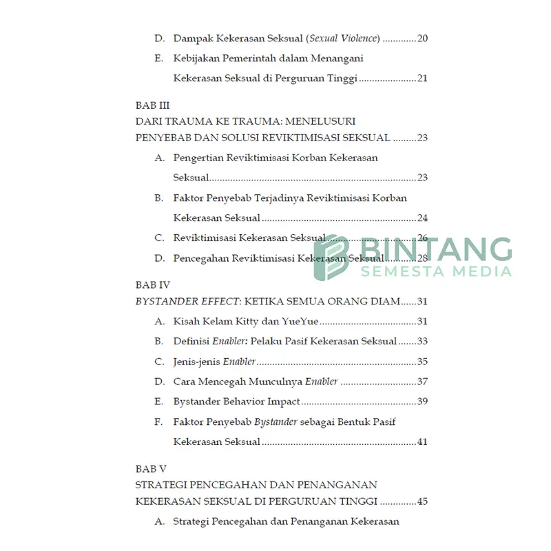 Bystander Education : Pilar Pencegahan Kekerasan Seksual di Kampus - Prof. Dr. Siti Nurbayani, M.Si., Sri Wahyuni, S.Pd., M.A. 4