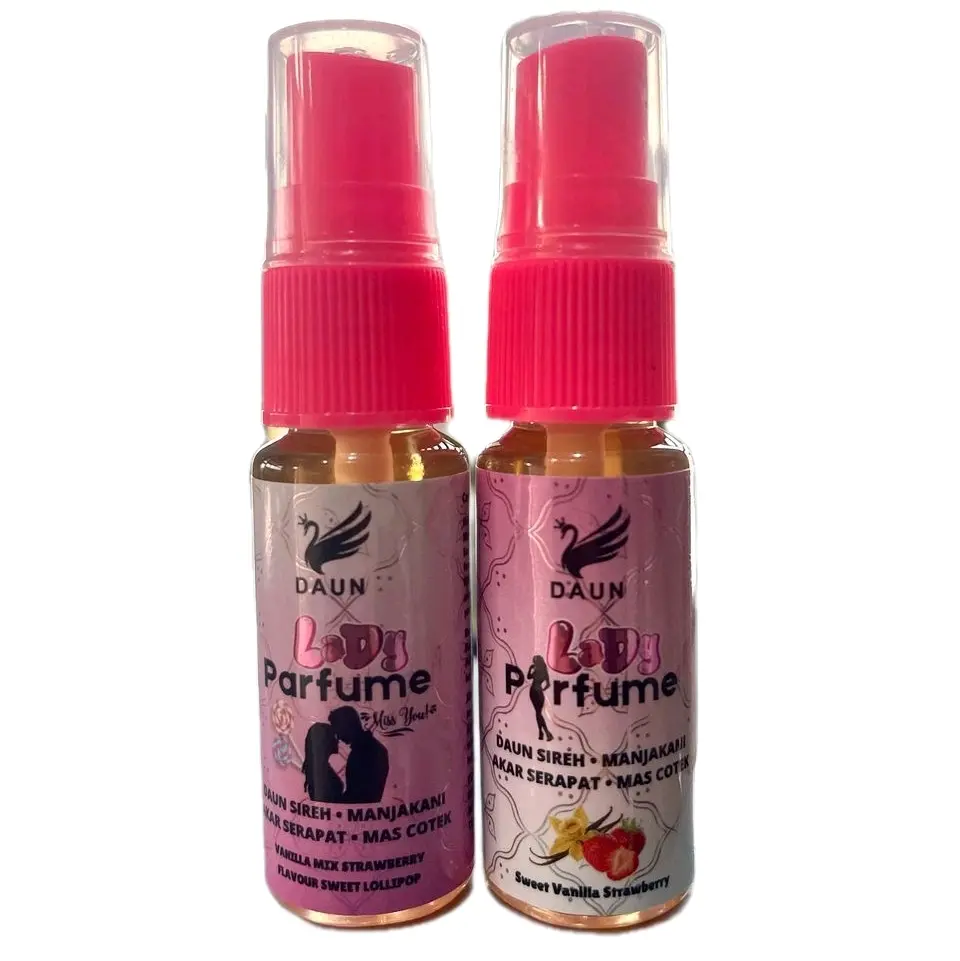 Ladyparfume vanilla strawberry Pakai harian & Ladyparfume VS perisa manis Untuk Wanita - keharuman sepanjang hari