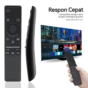 For Samsung Remote Control TV Asli Android BN59-01330A Desain Elegan Tombol Pintasan Silikon Respon Cepat Portabel dan Mudah Dipasang