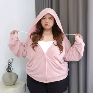 HOODIE ZIPPER JUMBO MUAT SAMPAI BB 130KG! Oversize