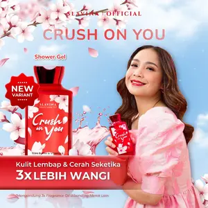 SLAVINA Shower Gel Crush On You by Nagita Slavina Sabun Cair Sabun Mandi Dengan Parfum 350ml