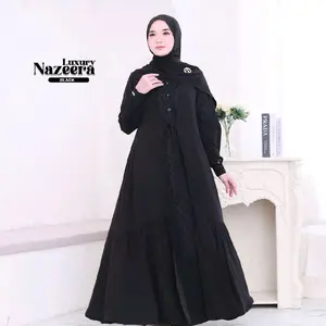 NAZEERA INNER+OUTER by SS HIJAB Bahan Marbella Silk Motif Jaguard Premium untuk Penampilan Elegan