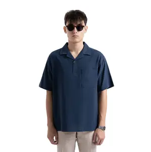 Kemeja Polo Linens Shirt by CELANASTUDIO