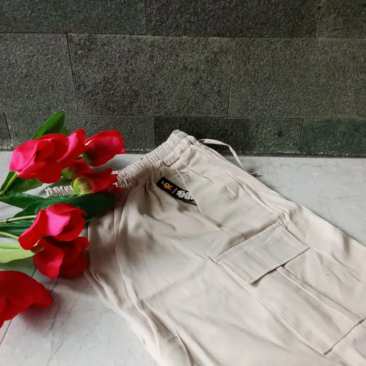 CELANA KULOT  WANITA BORJU COMBET KATUN KARET