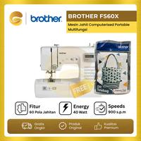 Gambar BROTHER Mesin Jahit FS60X Computerised Portable Multifungsi FS-60X dari ATI OFFICIAL STORE Kota Surabaya 1 Tokopedia