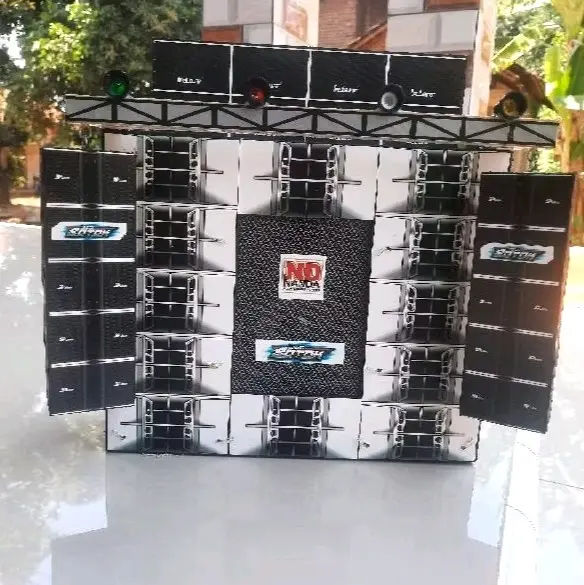 Miniatur Sound System Siap Bunyi dengan Bluetooth - Lagu Speaker tidak tanpa kabel mp4 player 2