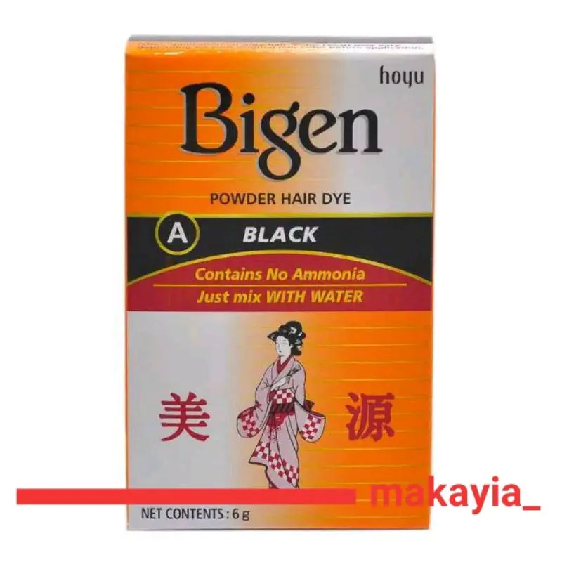 Bigen semir rambut hitam menutup uban Dye Cat 2