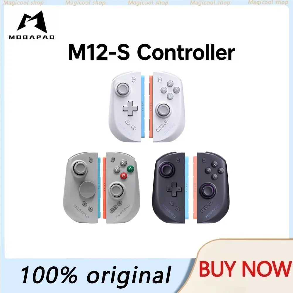 MOBAPAD M12S Switch 2 Joy Con Controller TMR Air Joystick No Drift HD Rumble Wireless Gamepad For Nintendo NS2 Accessories
