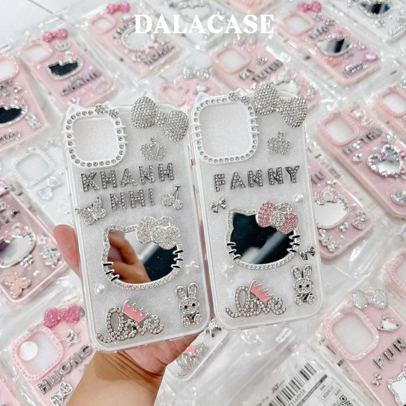 NEW Ốp Lưng HANDMADE Mix Charm Theo Yêu Cầu Trên Livestream - Chọn Ốp và Charm Đá