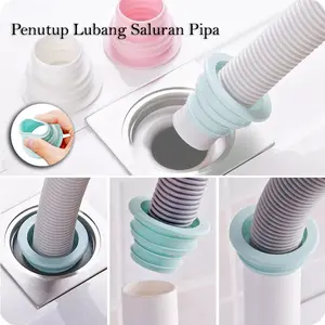 Silikon Penutup Lubang Saluran Pipa Air Wastafel Sink Mesin Cuci Anti Bau