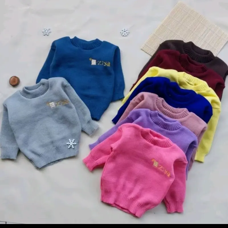 sweater rajut bayi perempuan laki-laki 0-9 bulan aneka warna 0