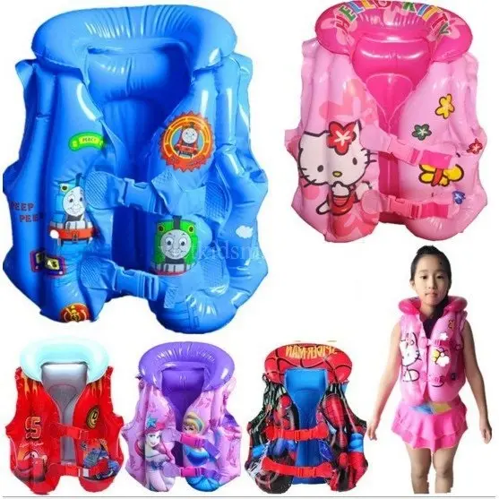 Áo Phao Bơi Cho Bé Trai Bé Gái Hoạt Hình Từ 2-12 Tuổi