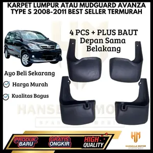 Karpet Lumpur Atau Mudguard Avanza Type S 2008-2011 Best Seller Termurah