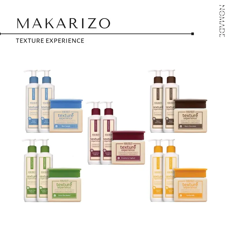 Makarizo Texture Experience Shampoo Conditioner 250ml Creambath 0