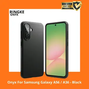 Ringke Onyx Case Untuk Samsung Galaxy A56 / A36 - Black Original