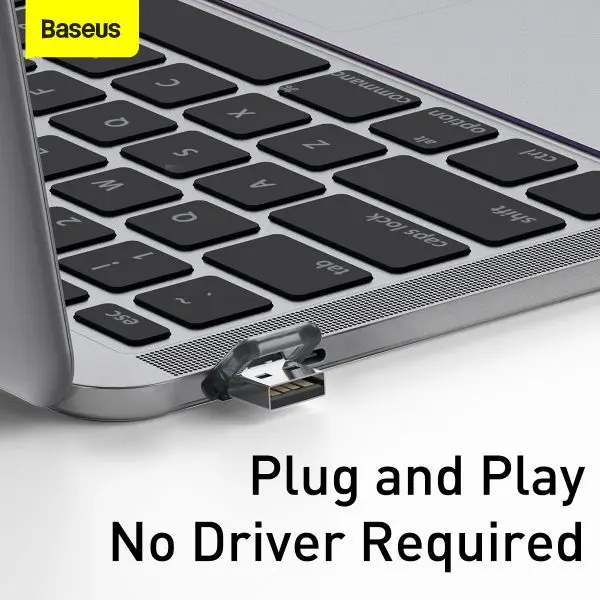 POINTER BASEUS ORANGE DOT WIRELESS PRESENTER GREEN LASER GREY