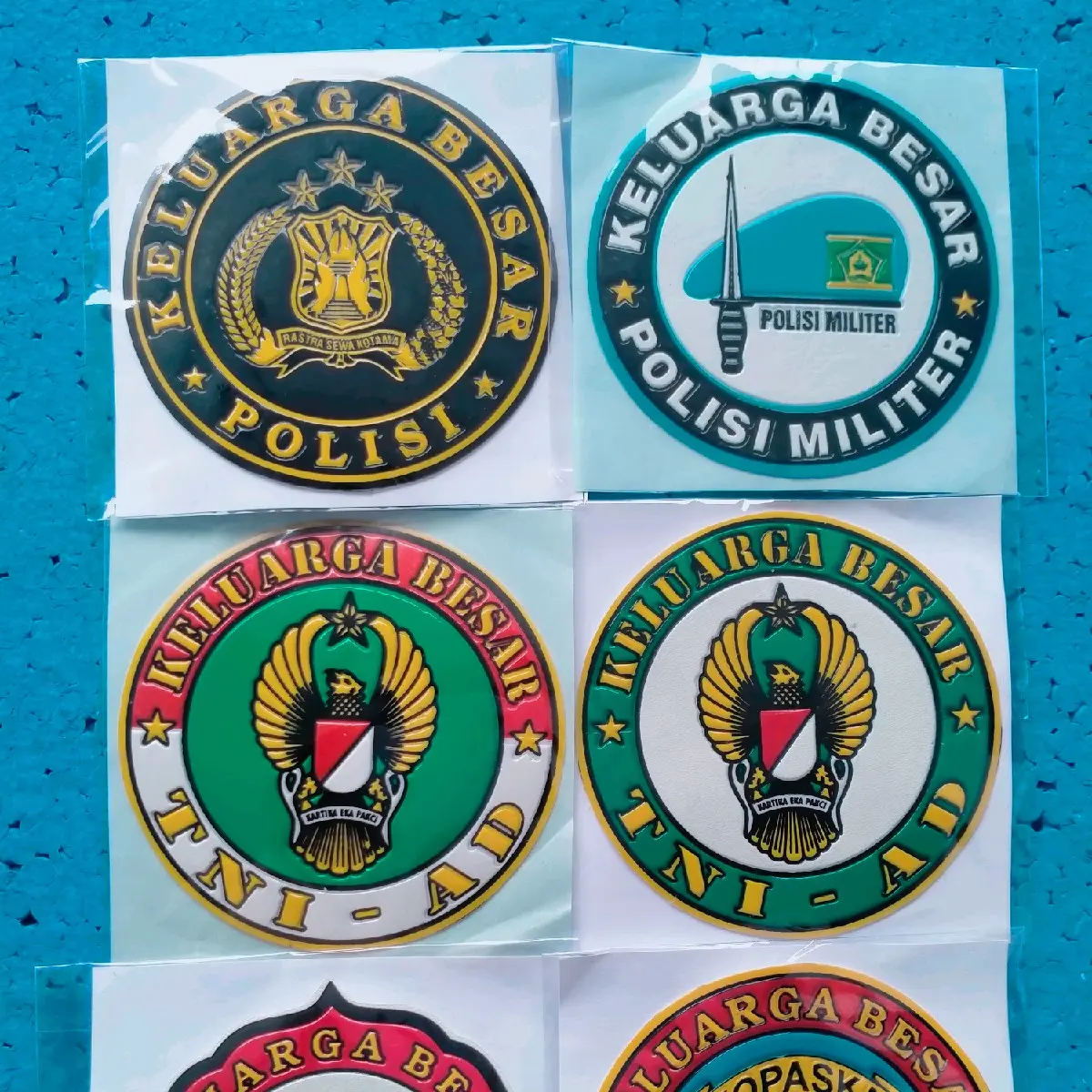 Stiker Mobil Embos Keluarga Besar Tni ad, Kopasus