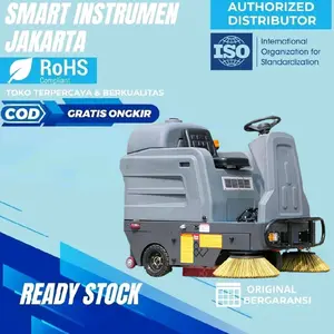 Mesin Pembersih / Penyikat Lantai Otomatis Golden Power Japan Valter Ride On Sweeper Cleaner Dinding