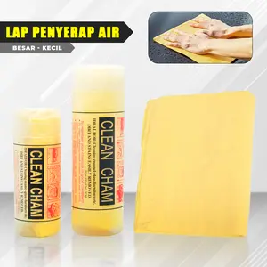 Kain Lap Pembersih Serbaguna Clean Cham Free Tabung Lap Pengering Mobil Motor Super Menyerap Tebal Anti Jamur Multifungsi