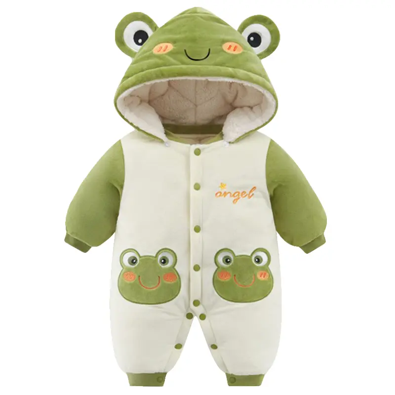 Quần Áo Bông, Onesie Cho Em Bé, Mùa Đông, Kẹp, Ấm Áp Và Dày, Thích Hợp Cho Trăng Tròn, Quần Áo Đi Chơi Cho Em Bé Quần Áo Sơ Sinh, Quần Áo Mùa Thu Và Mùa Đông Jumpsuit Cho Bé