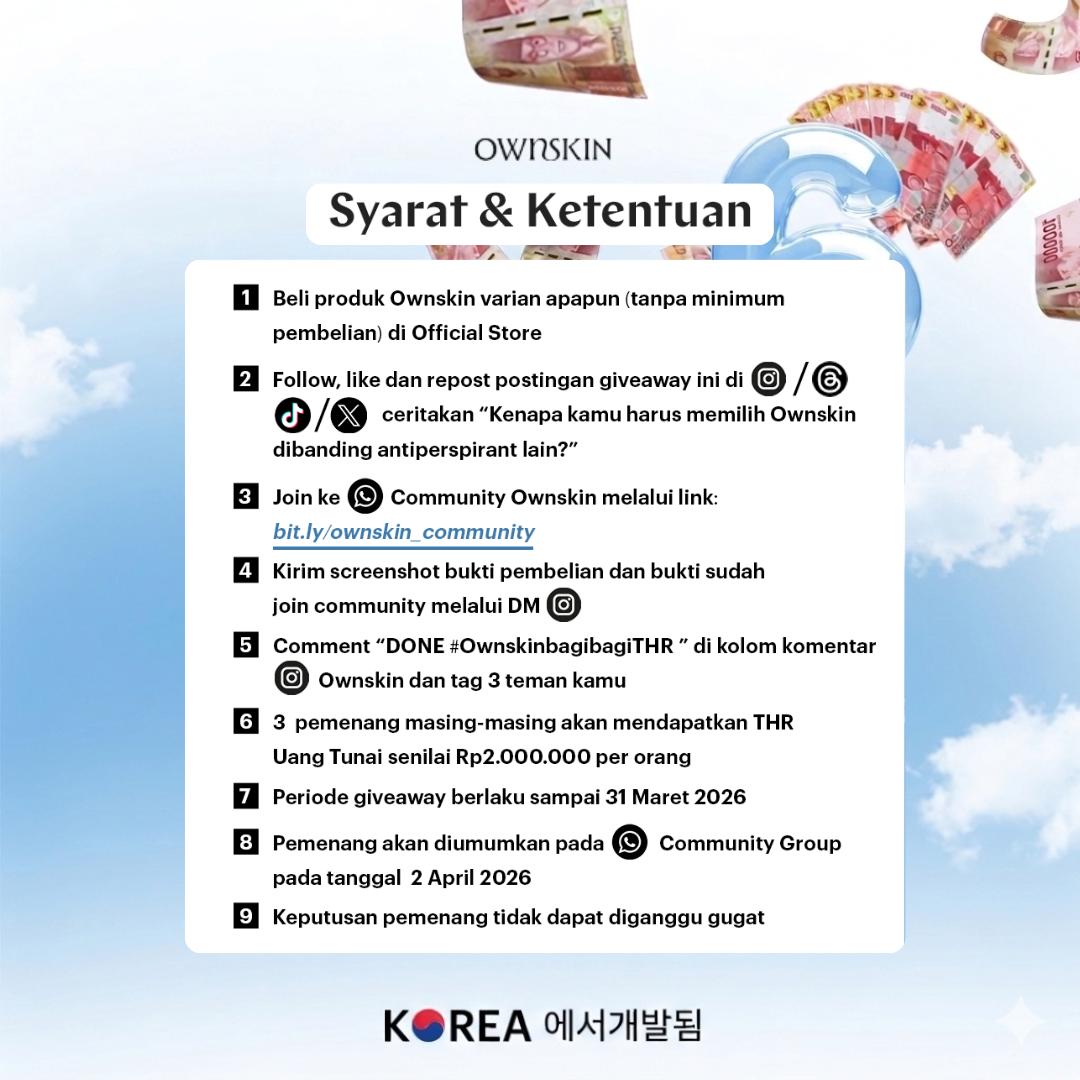 [Special Treat 2+1] BUNDLING PROMO OWNSKIN GENTLE Active Guard Antiperspirant Roll On 30ml 2 Pcs FREE 1 Pcs Boneka Super Imut Ownskin | Limited Edition Gift Bundle