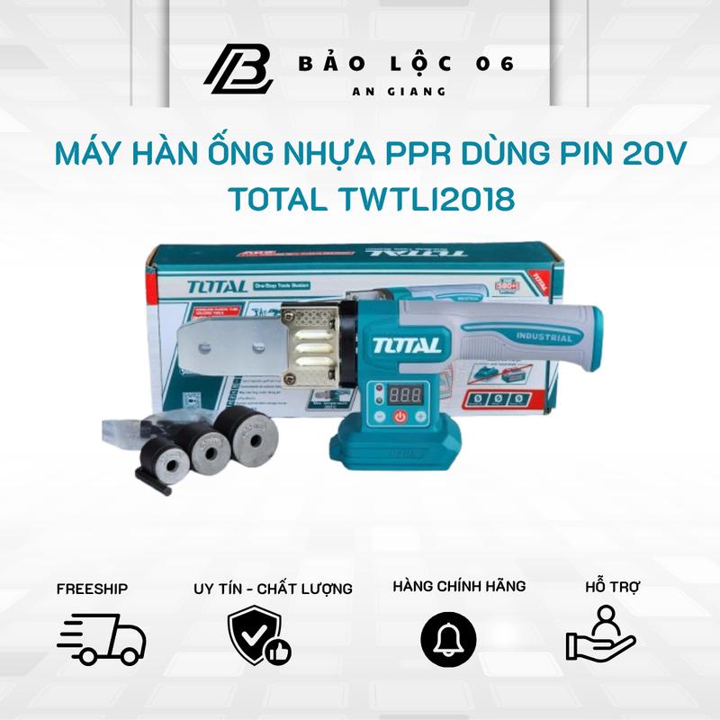 Máy hàn ống nhựa PPR dùng pin 20V Total TWTLI2018