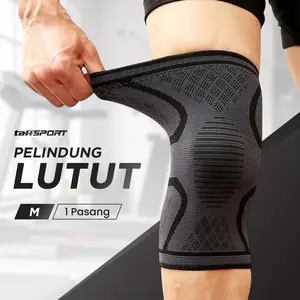 TaffSPORT Pelindung Lutut Knee Support Pad Brace Fitness Gym 1 Pair M 35-41