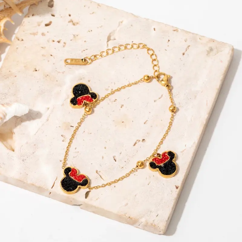 Gelang titanium mickey mouse 0