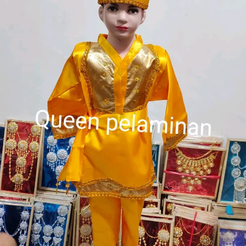 Baju padang/minang anak laki laki ukuran TK, SD, SMP, dan SMA sesuai gambar 1
