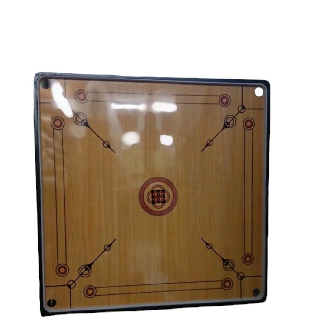 Meja Karambol 95Cm X 95Cm bonus biji dan kristal Games Board