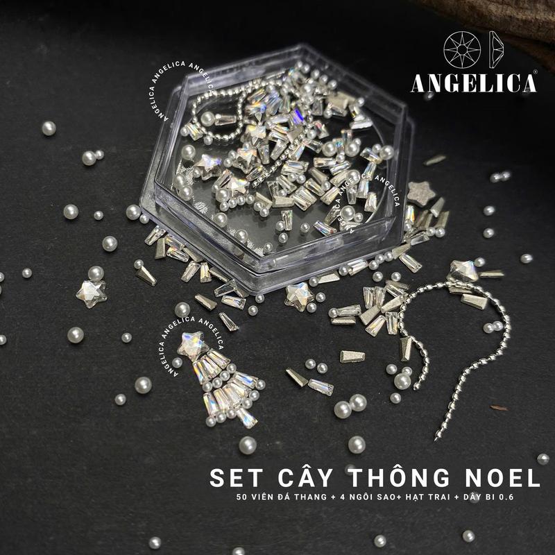  Set Đá Đính Đá Hottrend   Đá Chân Bằng Giọt Nước Size Mini Siêu Sáng và Đá supermini Chân bằng   - Đá Nail Nails Sơn Gel Women Nữ xinh 