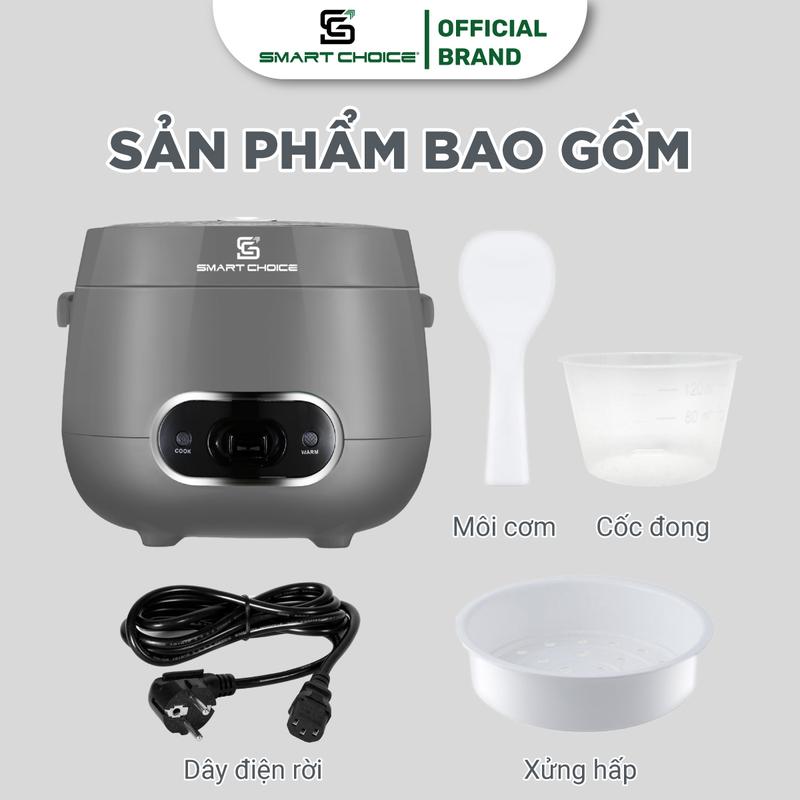 Product Introduction of Nồi Cơm Điện SmartChoice SCG-RC3001 1.2L Lòng Nồi Chống Dính Phủ Ceramic, BH 12 Tháng Chính Hãng 10