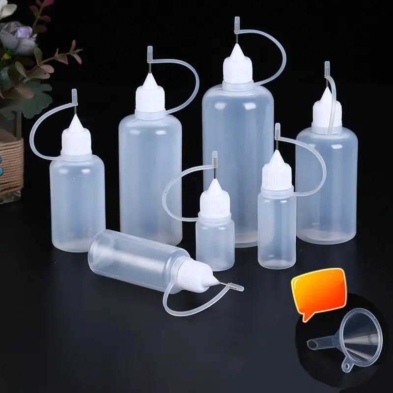 2/5pcs 5ml 10ml 20ml 30ml 50ml 60ml 100ml PE nhựa squeezable chai ứng dụng đầu…