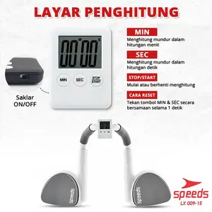BARU - SPEEDS ALAT PUSH UP PLANK TRAINER OUTDOOR + LAYAR PENGHITUNG 009-15