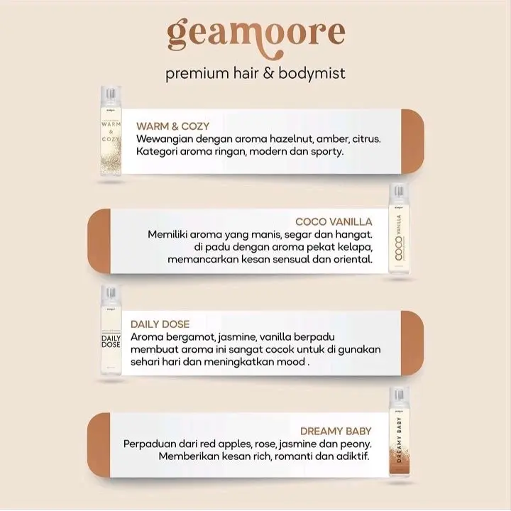 [LANGSUNG KIRIM] 275ml Geamoore Perfume 6