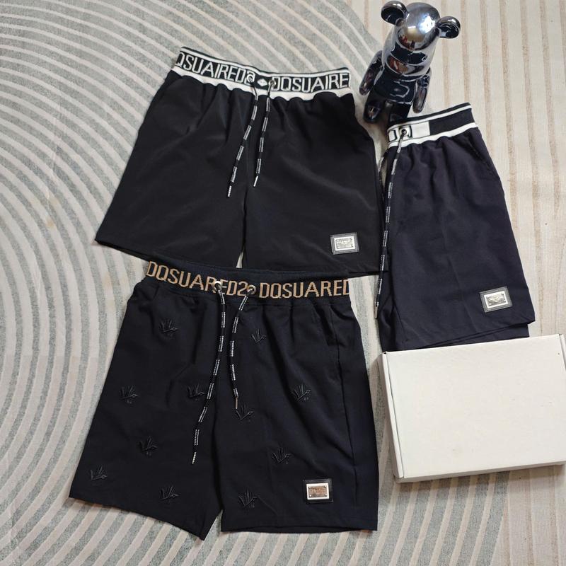 Quần Đùi Nam D2 Dệt Full Cạp logo kim loại Hàng Chuẩn - Quần Short vải co giãn tốt thoáng mát loại chuẩn