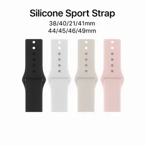 [iWatch]Silicone Sport Strap Exclusive for RuniWatch S10 Pro, Ultra 3 & Apple Watch Series 11 10 9 8 7 6 5 4 SE 3 2 1 38mm 40mm 41mm 42mm 44mm 45mm 46mm 49mm